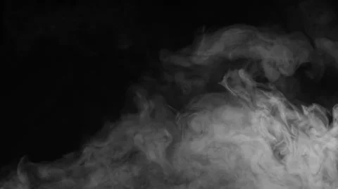 Smoke on Black Background 3 Stock Footage 35740734