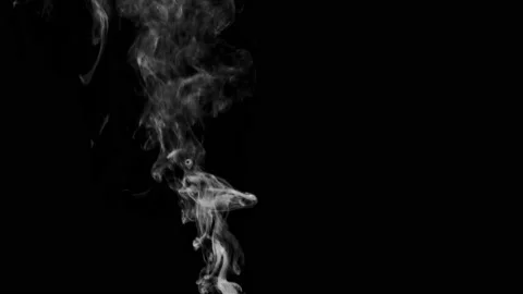 Smoke On Black Background, 4K. Stock Footage 149924005