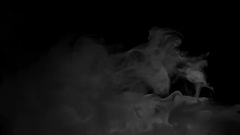 Smoke on black background for background or overlay on your footage Stock Footage 78999088