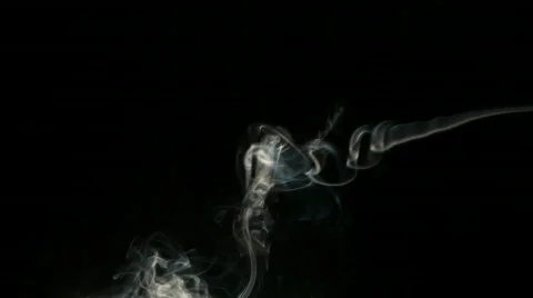 Smoke on Black Background Video stock 767739