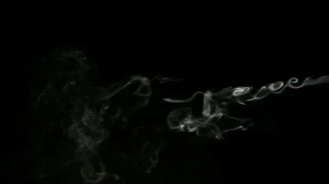 Smoke on Black Background Video stock 767752