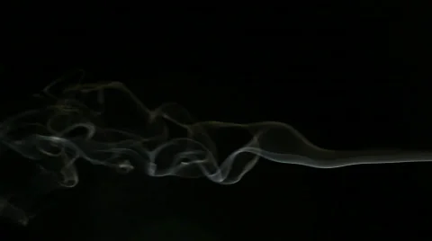Smoke on Black Background Video stock 767788
