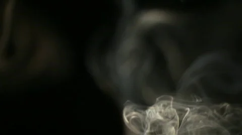 Smoke on Black Background Video stock 767803