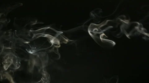 Smoke on Black Background Video stock 767817