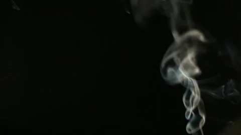 Smoke on Black Background Video stock 767822