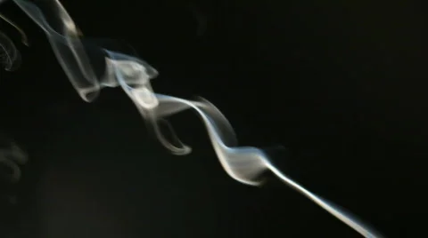 Smoke on Black Background Video stock 767828