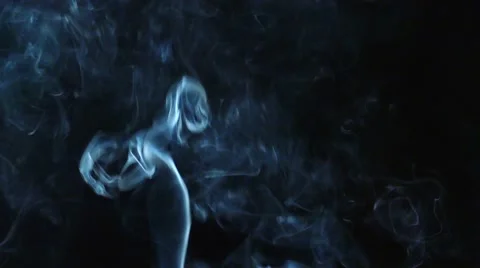 Smoke on black background Stock Footage 41017242