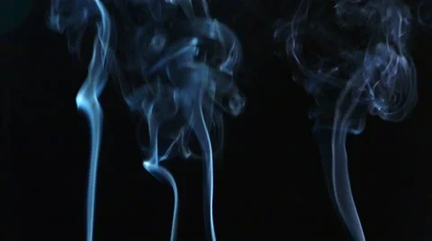 Smoke on black background Stock Footage 41018474