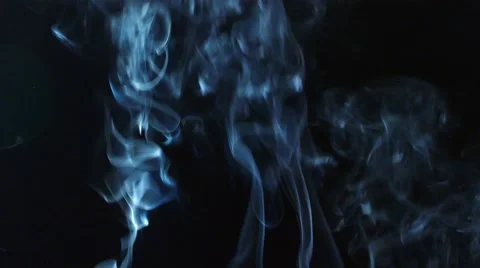 Smoke on black background Stock Footage 41022873
