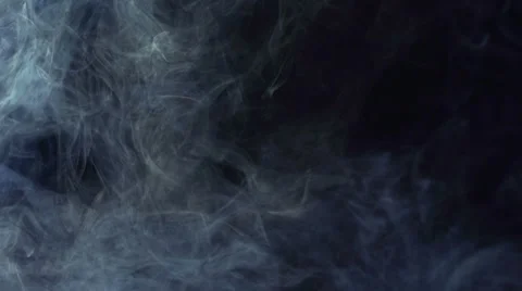Smoke in the Black Background Stock Footage 43674089