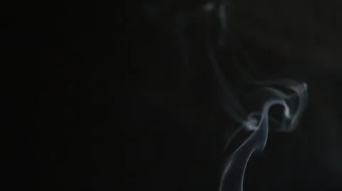 Smoke on a black background Stock Footage 51684280