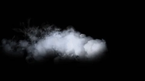 Smoke On Black Background Stock Footage 58383239