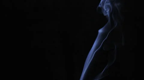 Smoke on black background Stock-Footage 62686818