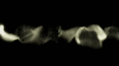 Smoke on black background Video stock 66241907