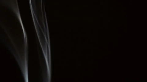 Smoke on black background Stock Footage 68318153