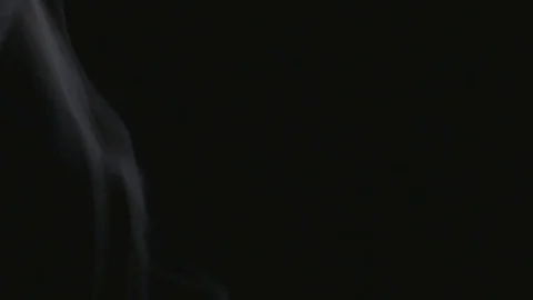 Smoke on a black background Stock Footage 76970495