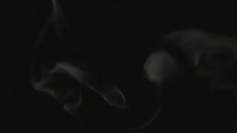 Smoke on a black background Stock Footage 76970580