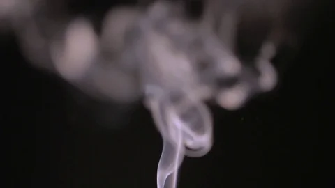 Smoke on a black background Stock Footage 79042738
