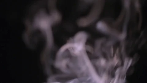 Smoke on a black background Stock Footage 79042989