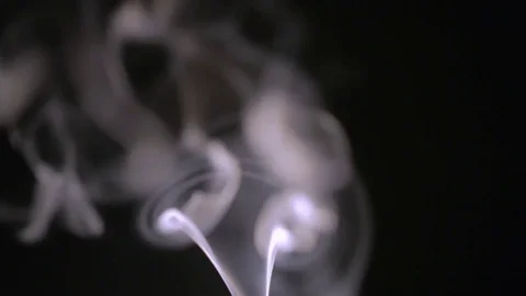 Smoke on a black background Stock Footage 79059572