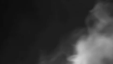 Smoke on Black Background Stock Footage 81705016
