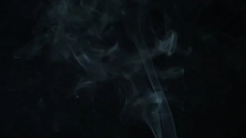 Smoke on black background Stock Footage 112620620