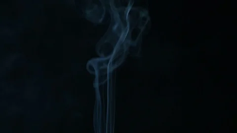 Smoke on black background Stock Footage 112620661