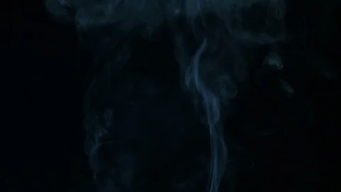 Smoke on black background Stock Footage 112620674
