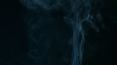 Smoke on black background Stock Footage 112620687