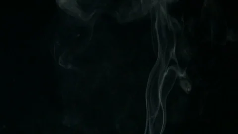 Smoke on black background Stock Footage 112620688