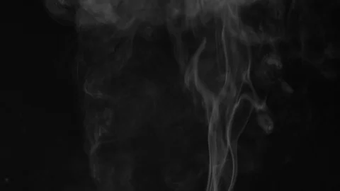 Smoke on black background Stock Footage 112620709