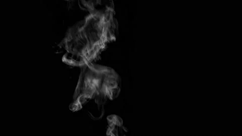 Smoke On Black Background. Видео 149925250