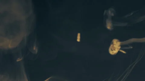 Smoke on a black background Stock Footage 151262108