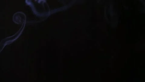 Smoke on a black background Video stock 242865555