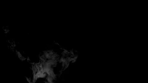 Smoke on black background Stock Footage 300977938