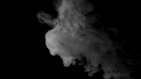 Smoke on black background Stock Footage 300978012