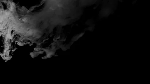 Smoke on black background Stock Footage 300978063
