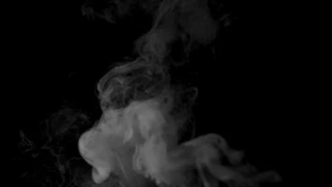 Smoke on black background Stock Footage 300978071