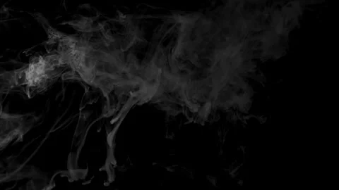 Smoke on black background Stock Footage 300978075
