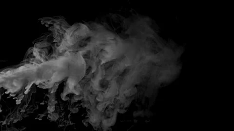 Smoke on black background Stock Footage 300978089
