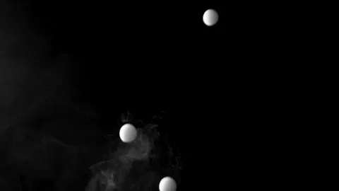 Smoke on black background Stock Footage 300978154