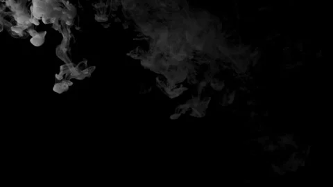 Smoke on black background Stock Footage 300978155