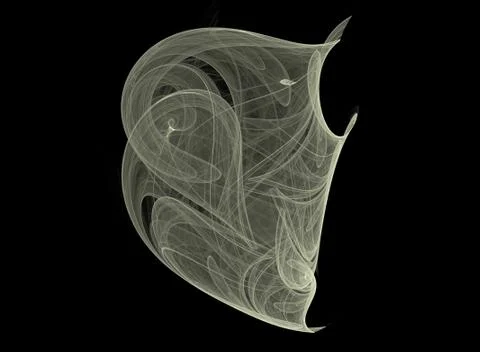 Smoke on a black background Illustrazione stock