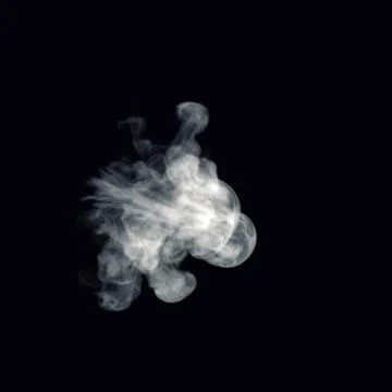 Smoke black background Stock Illustration