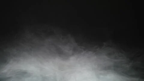 Smoke on black background Stock Illustration