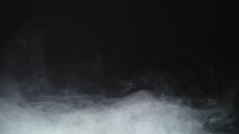 Smoke on black background Stock Illustration