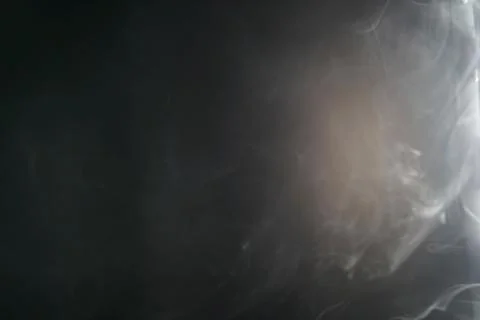 Smoke on black background Stock Photos