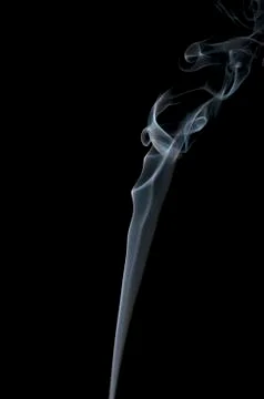 Smoke on black background Photos