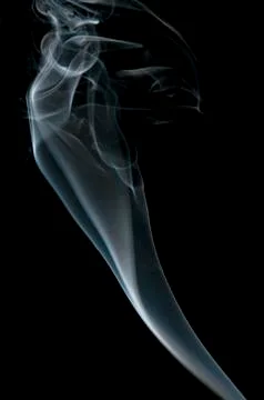 Smoke on black background Photos