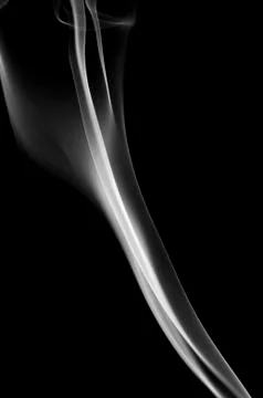 Smoke on black background Photos
